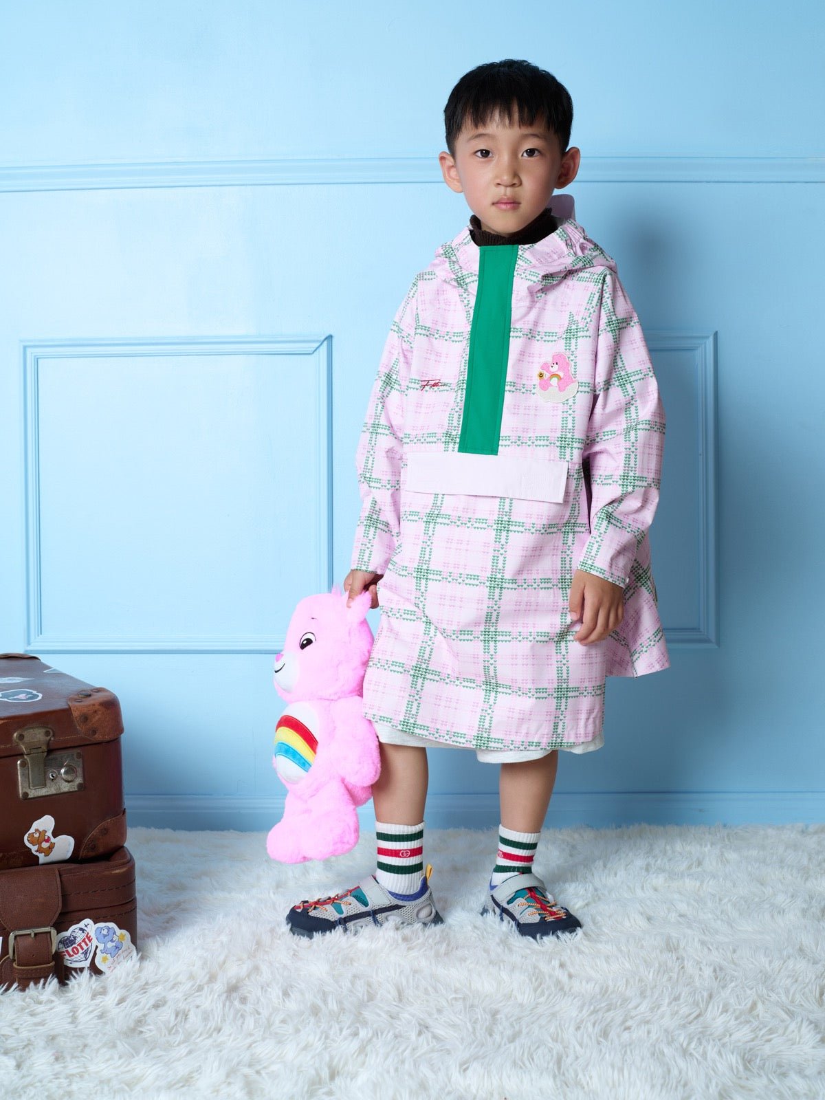 Flotte bisounours care bears poncho imperméable enfant flotte x bisounours 