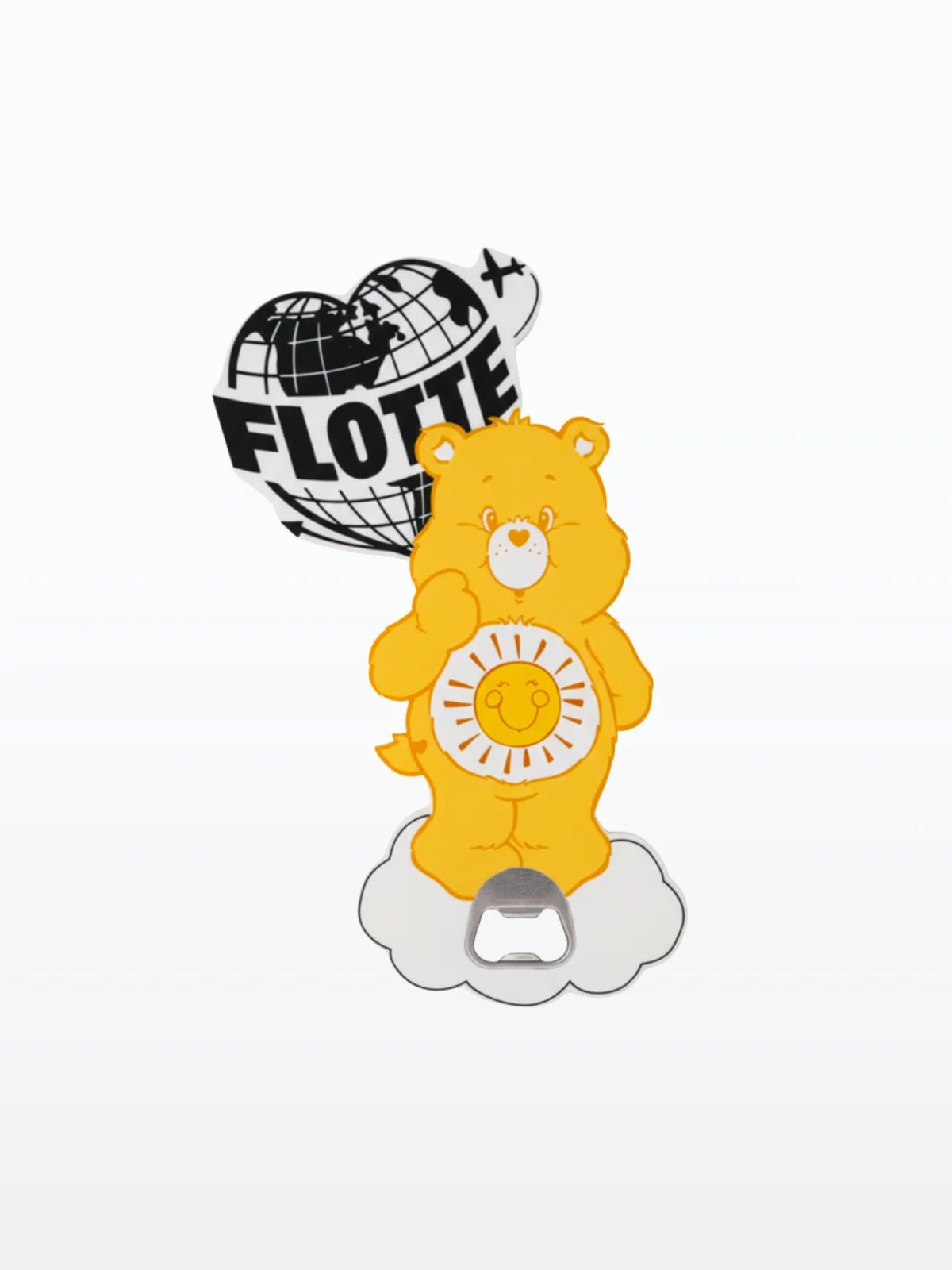 décapsuleur ouvre-bouteille collaboration flotte x bisounours collection capsule carebears 