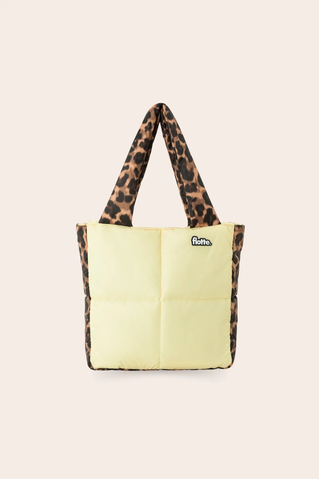 sac le cabas en polyester recyclé butter new leopard #couleur_butter-new-leopard