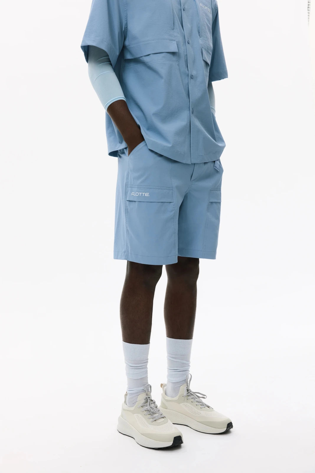 Dome - Short Anti-UV ultra-léger - Flotte couleur iceberg 