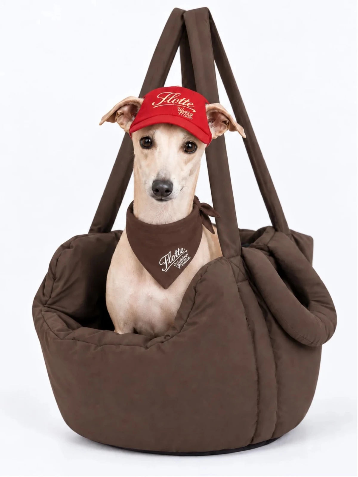 Thorel - sac de transport imperméable pour chien - couleur chocolat 