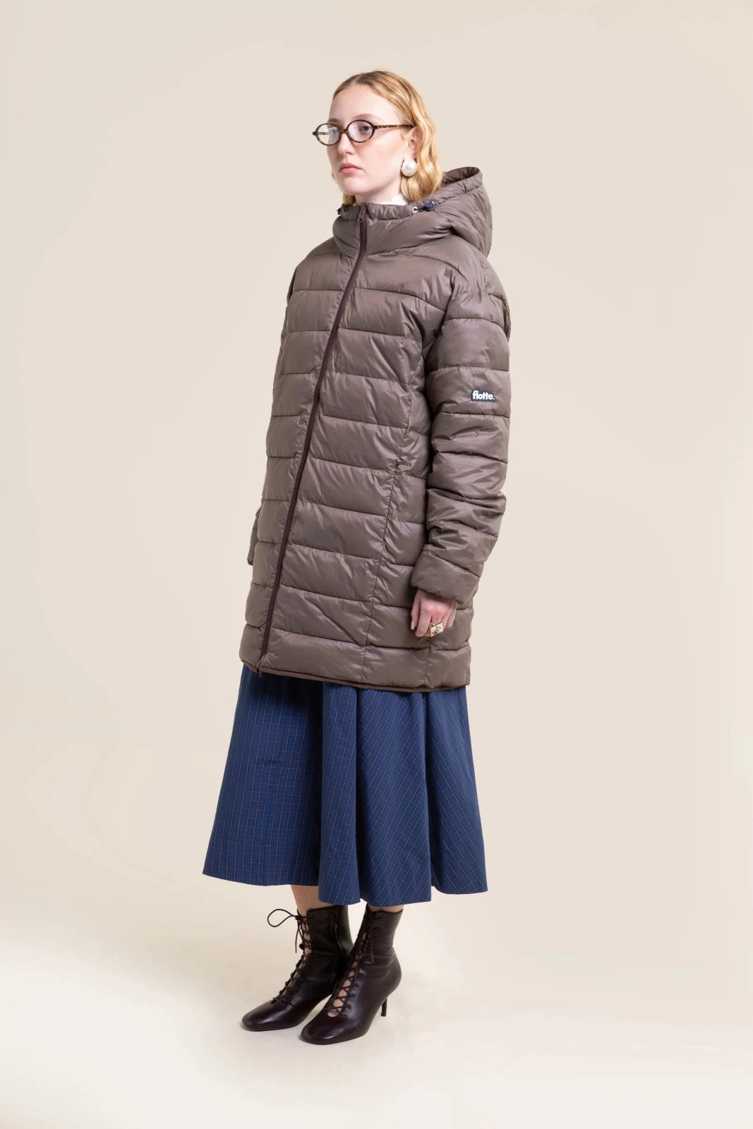 Varenne - Doudoune Reversible - Flotte - chocolat #couleur_chocolat
